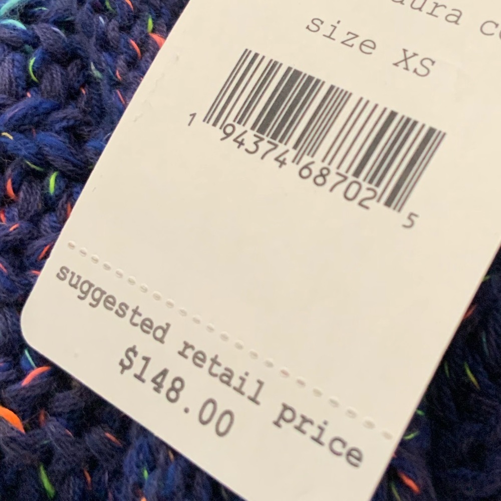 Free People midnight aura sweater NWT - Picture 2 of 10